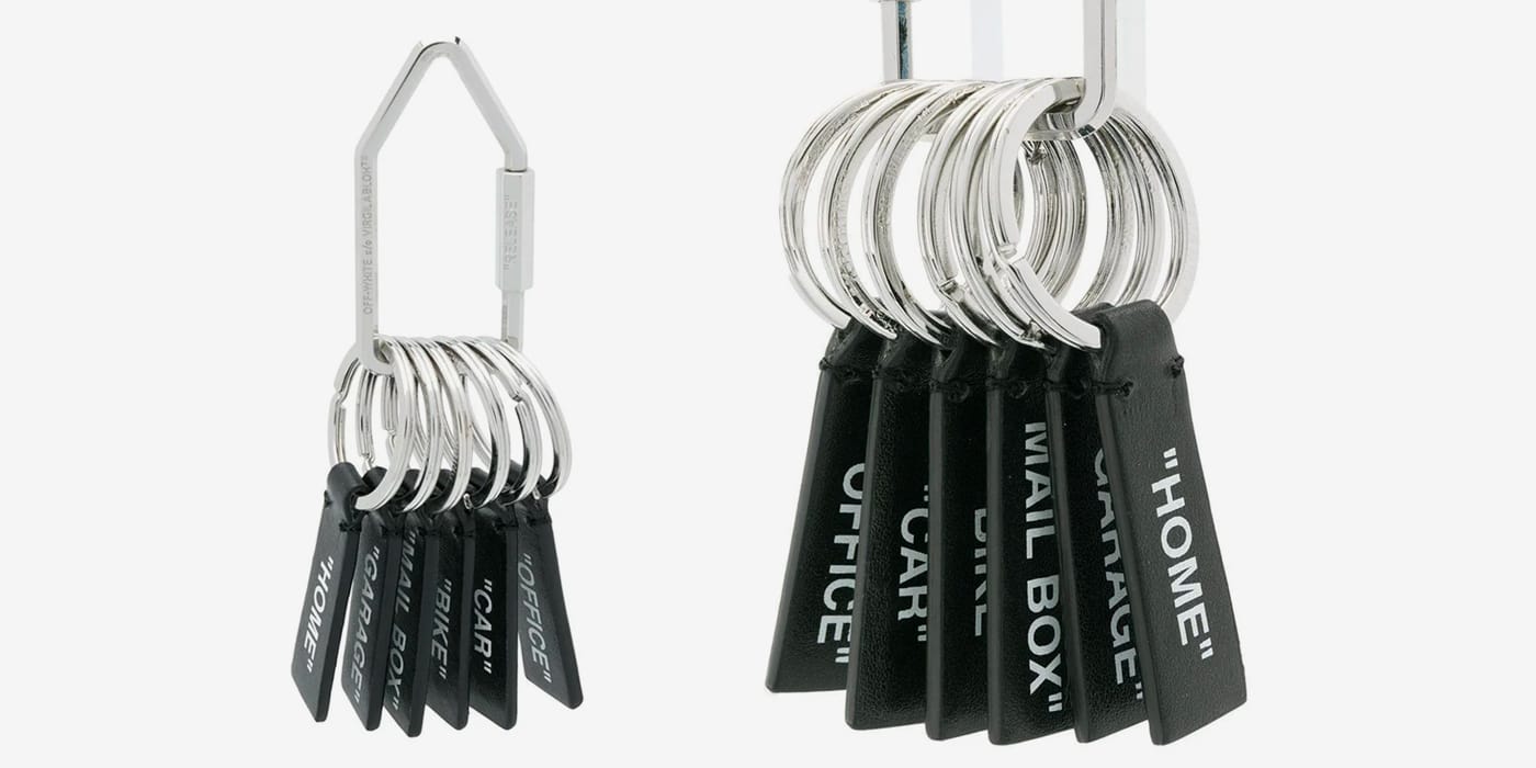 Off-White™ 6 Label Keyring Release | HYPEBEAST