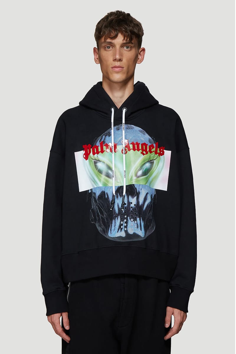 Palm angels shop patchwork hoodie