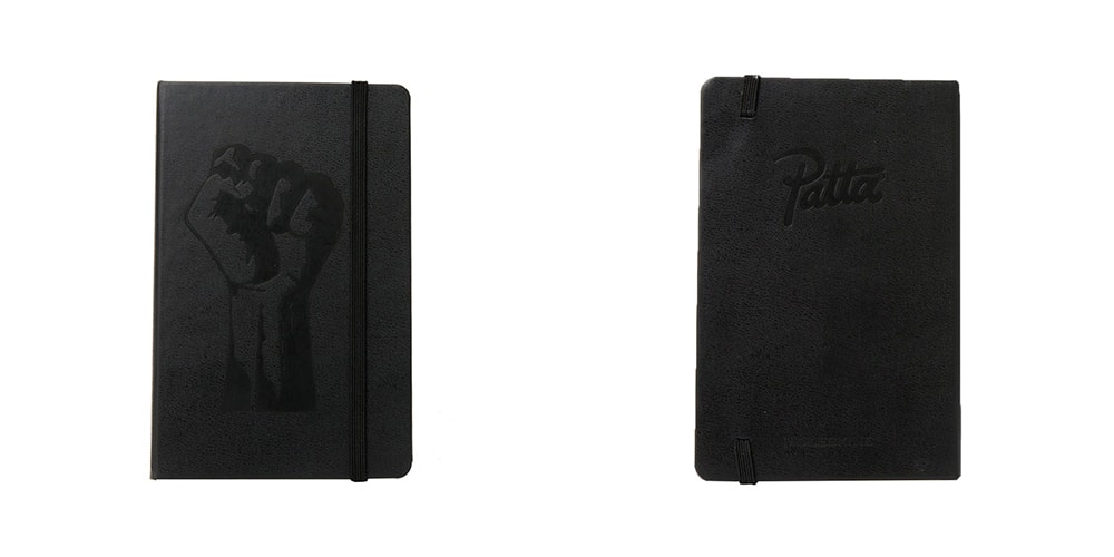 Patta выпускает кожаный блокнот Moleskine с логотипом