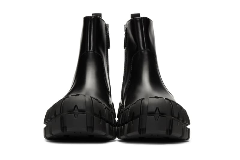 Prada Black Wheel Sole Zip Boots & Derbys | HYPEBEAST