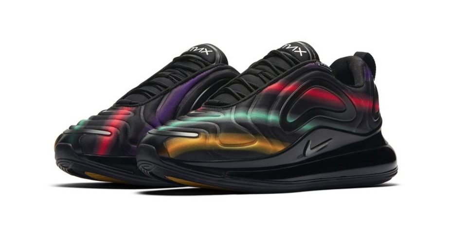 nike air max 720 black multicolor