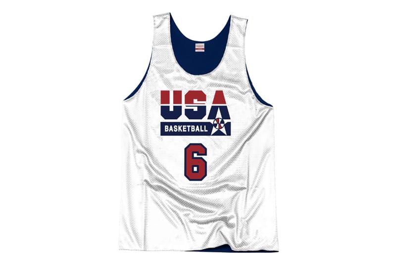 Mitchell and ness dream team hot sale practice jersey