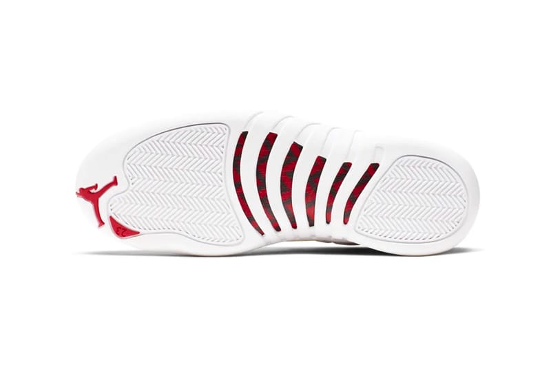 Jordan 12 2024 white university red