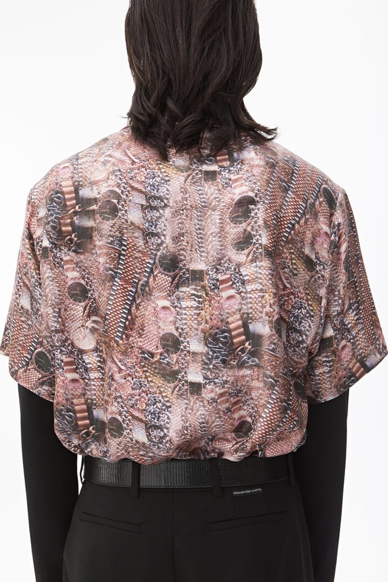 Alexander Wangピンストライプ Locharron ウールシャツ M Alexander Wang Locharron Wool Shirt | Hypebeast
