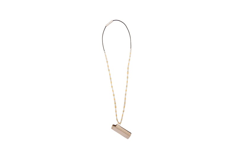 AMBUSH Leather Lighter Case Necklace | Black | FARFETCH