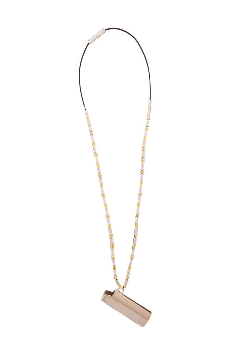 AMBUSH Sterling Silver Lighter Case Cord Necklace | Hypebeast