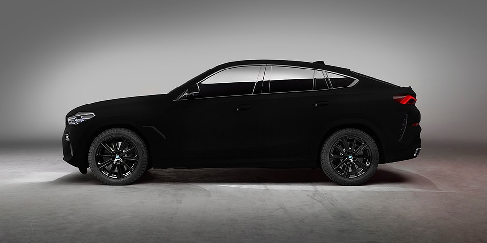BMW одел X6 Coupé в «самый черный в мире черный цвет»