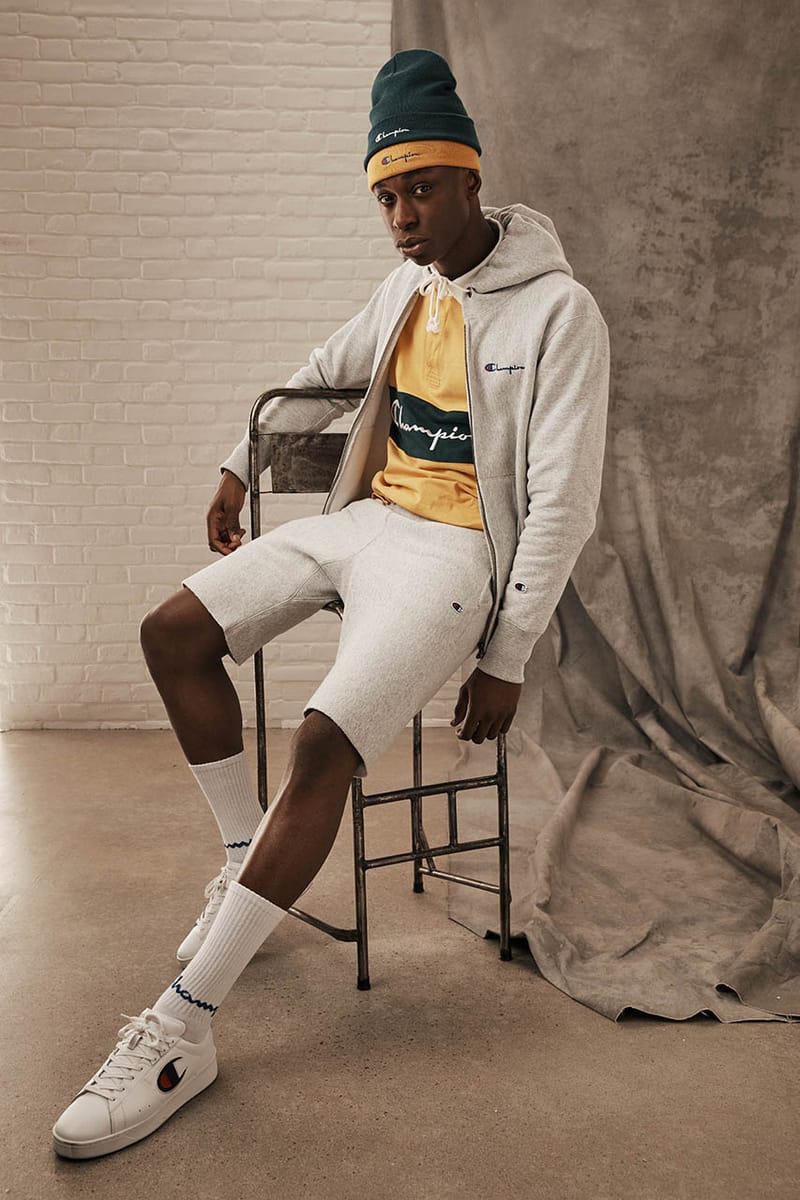 Champion sweater and shorts 2019 best sale