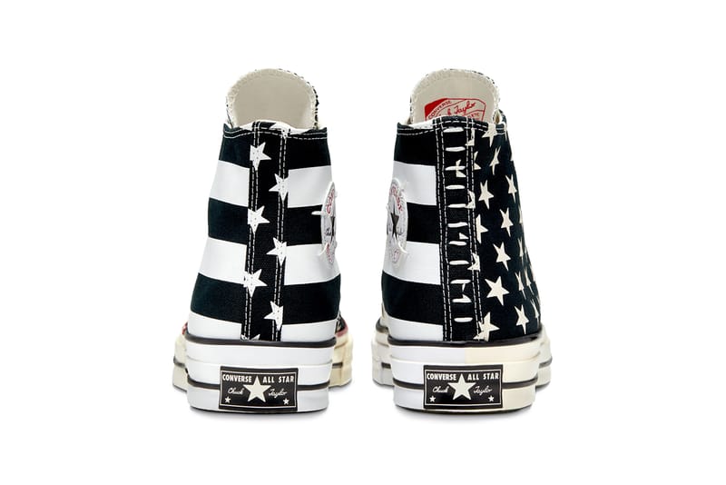 Converse american flag clearance black