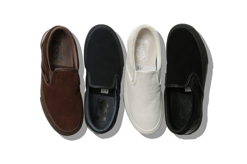 Engineered Garments x Vans Vault Suede Slip-On LX First Look