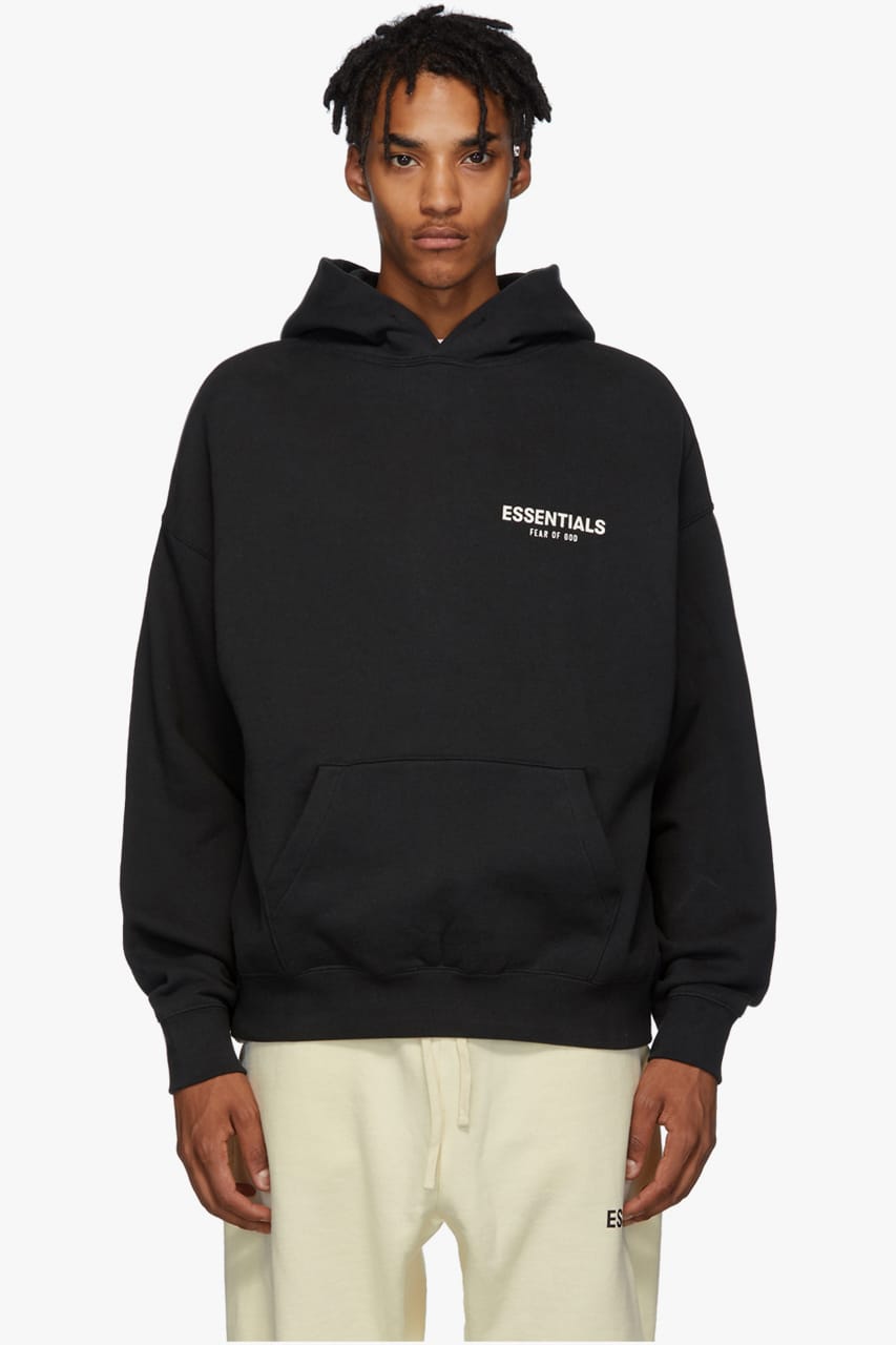 Fear Of God Essentials Hoodie Black Top Sellers, UP TO 60% OFF 