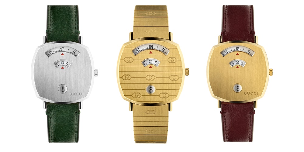 Gucci представляет свои новые часы с тремя окошками