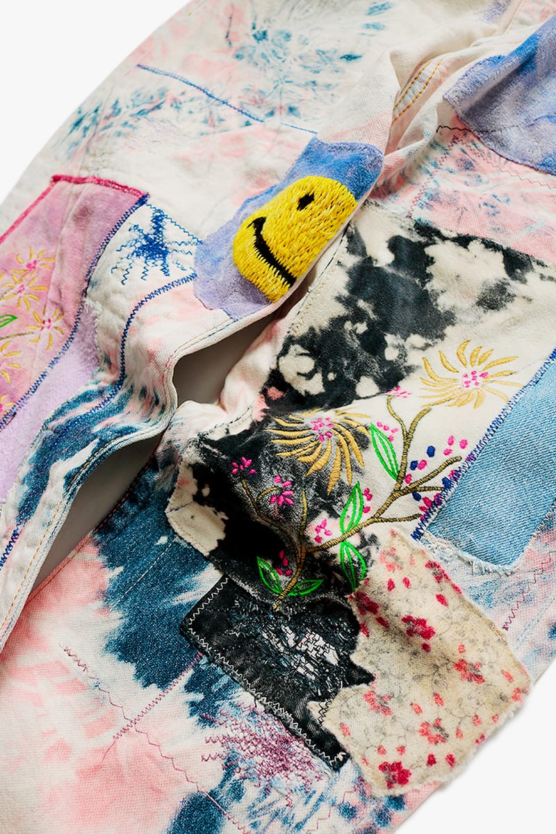 KAPITAL OKABILLY Gypsy Ashbury Dyed Patchwork Jeans | Hypebeast