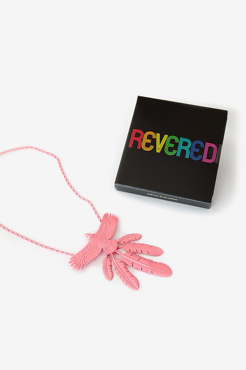 KAPITAL Alloy Lacquer Eagle Necklace | Hypebeast