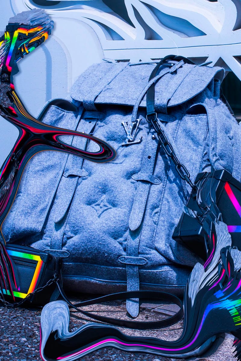 virgil abloh unveils 12-story technicolor sculpture in NYC