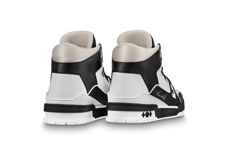 Louis vuitton sneakers on sale black and white