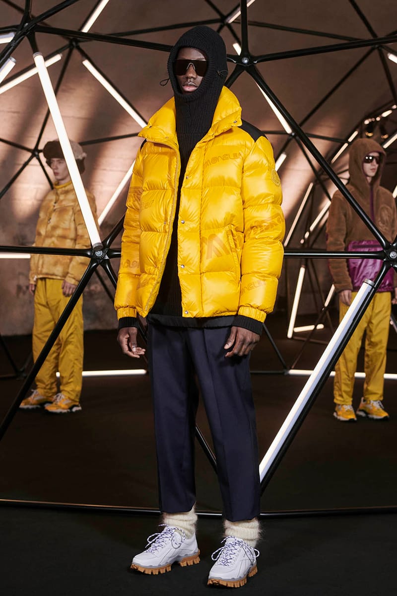 Moncler tracksuit hotsell black and yellow