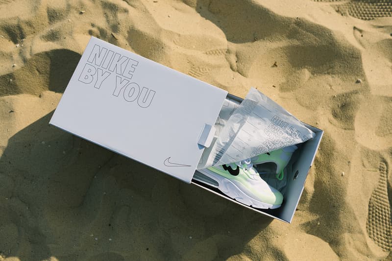 Nike Air Max 270 React, Green Compare Victoria Leeds