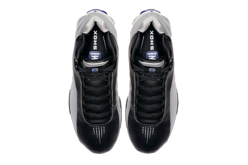 nike shox bb4 black silver