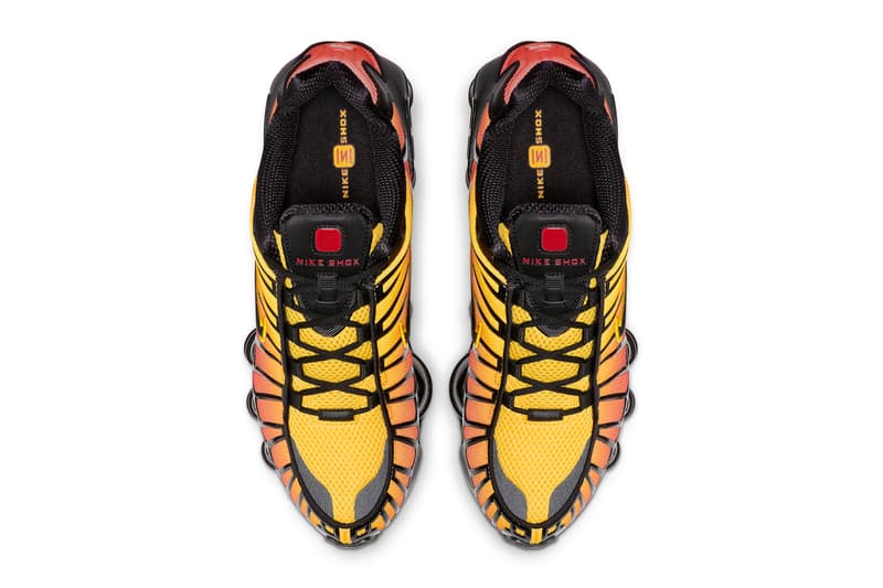 black and yellow shox