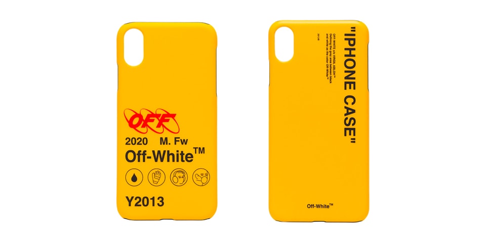 Off-White Yellow Quote Industries iPhone Case Release | Hypebeast