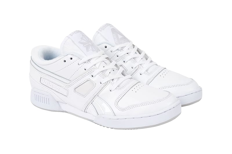 Palace x shop reebok white