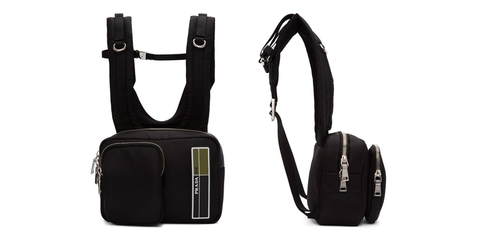 Prada Black Technical Backpack Release | Hypebeast