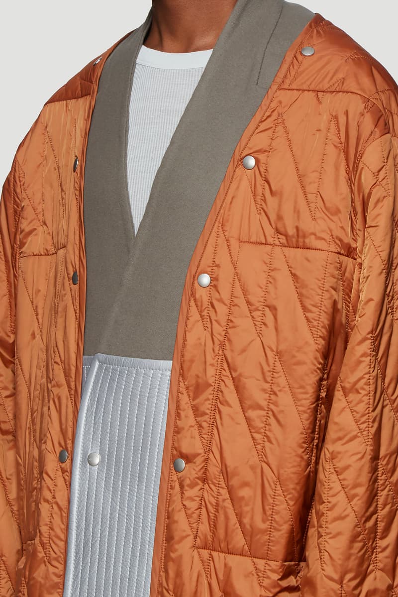 Rick Owens Quilted Liner Coat Release Hypebeast