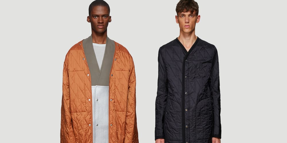 Rick Owens Quilted Liner Coat Release | Hypebeast
