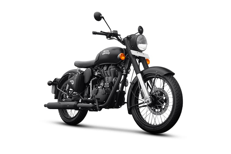 Royal enfield classic 500 stealth black on road store price