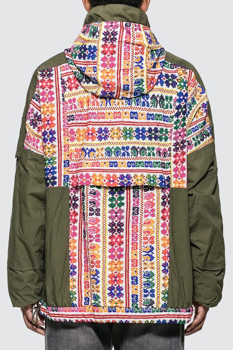 sacai Floral Stripe Jacquard Blouson Jacket Release | Hypebeast