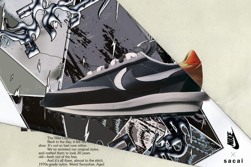 sacai x Nike Blazer Mid u0026 LDWaffle Official Look | Hypebeast
