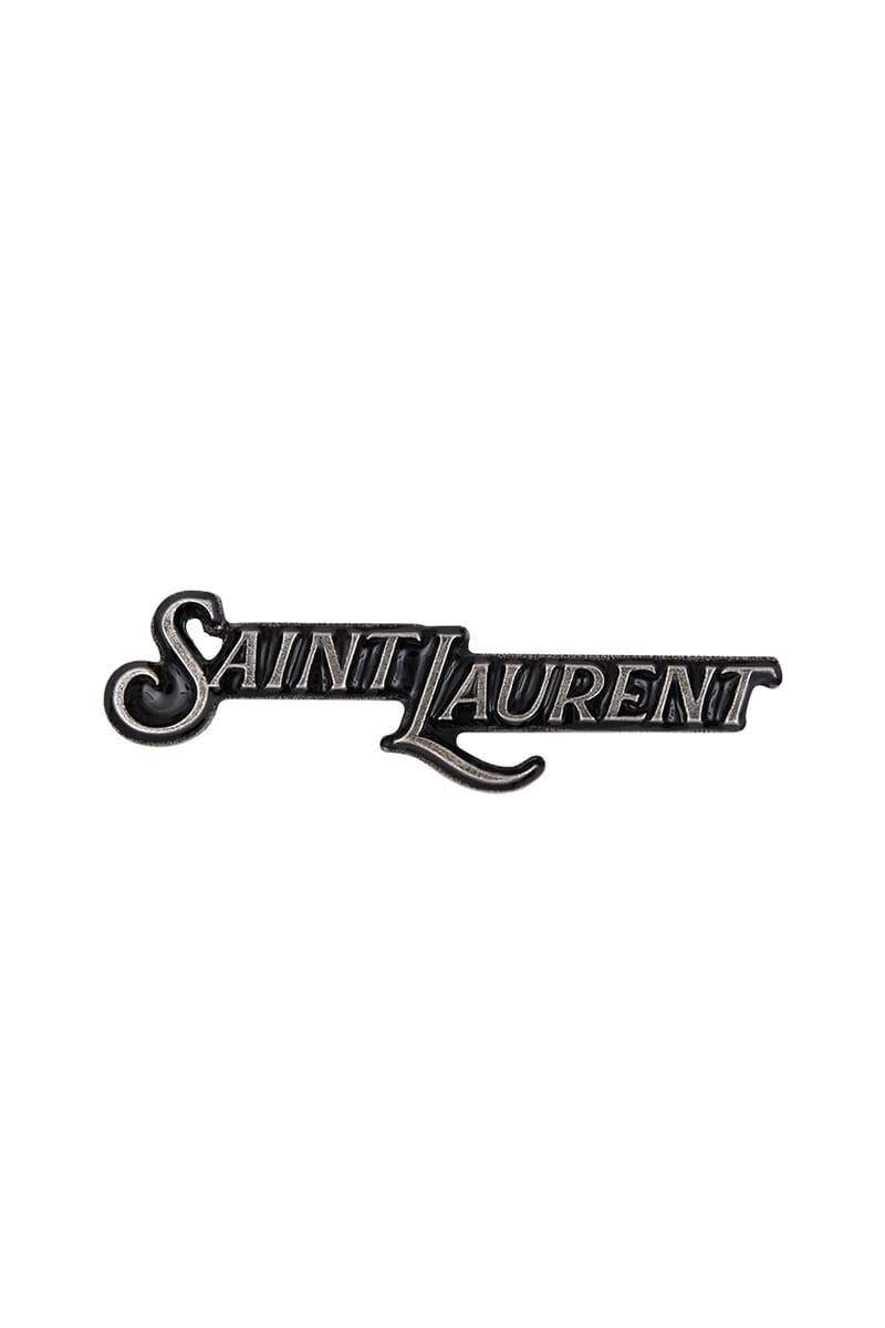 Yves Saint Laurent Tank Top Women's Rhinestone Logo Black