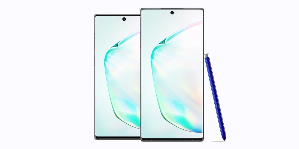 Безрамочный Galaxy Note 10 от Samsung представлен в двух разных моделях