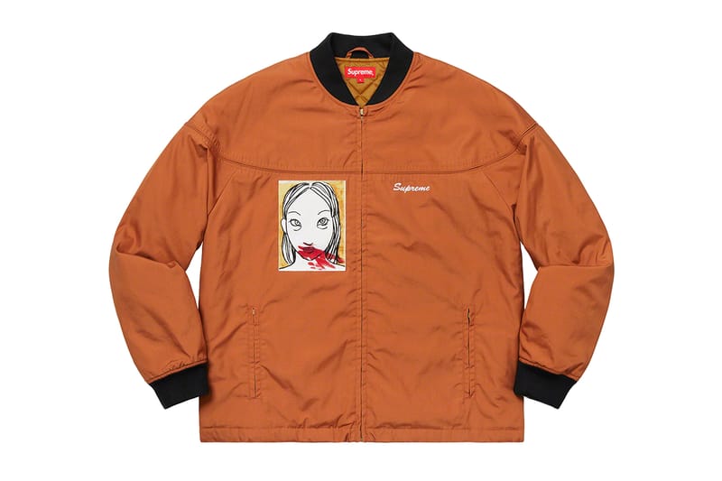 Supreme leather 2024 jacket 2019