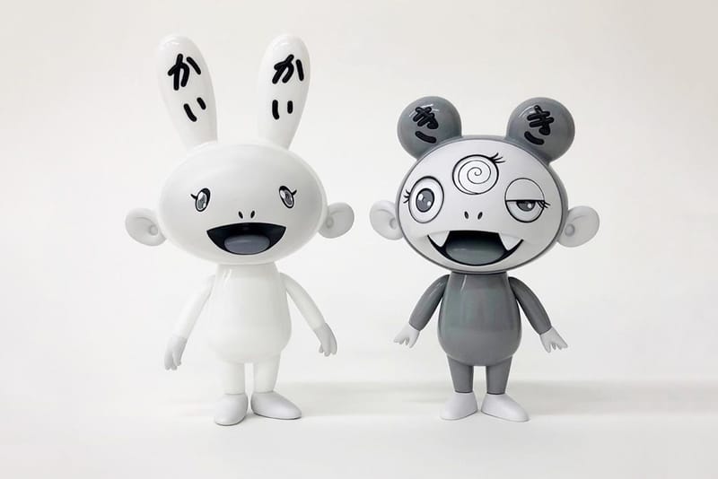 Takashi Murakami Black & White 'Kaikai' 'Kiki' | Hypebeast