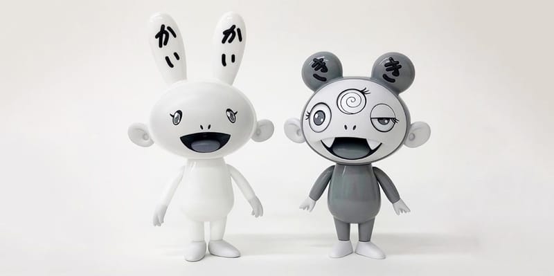 Takashi Murakami Black & White 'Kaikai' 'Kiki' | Hypebeast