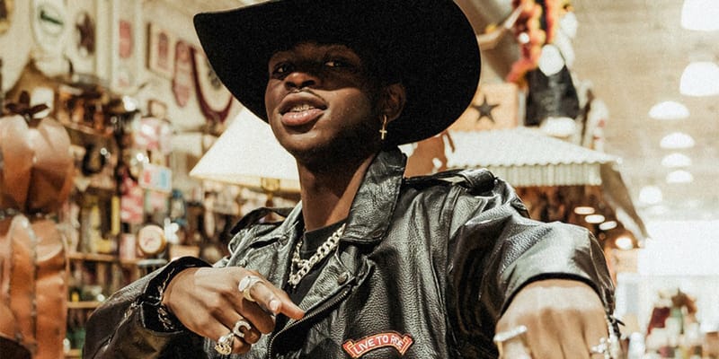 Gucci cowboy hat hot sale lil nas x