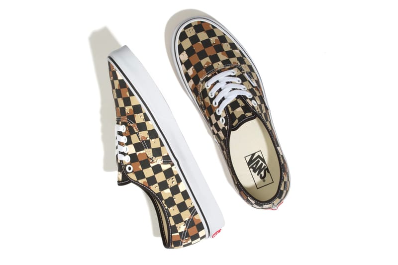 Camo shop checkered vans