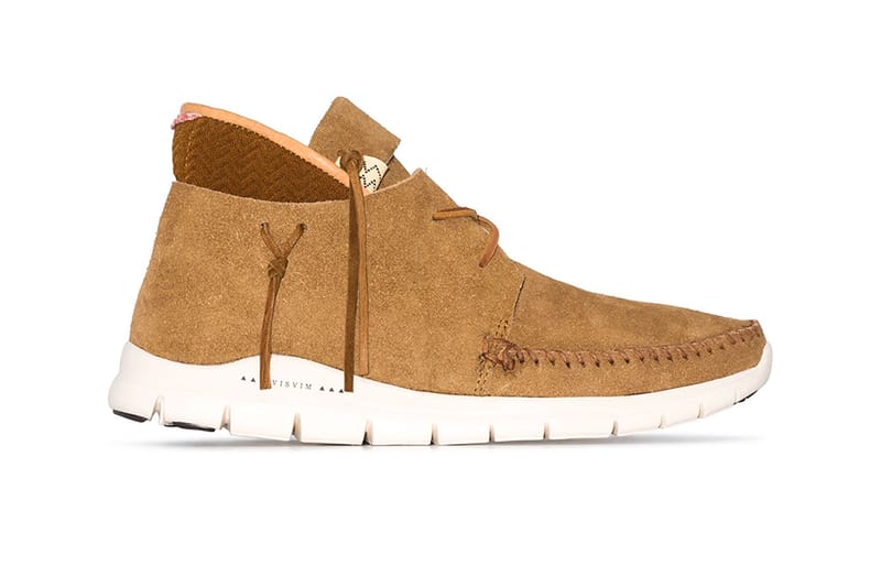 visvim Brown Lace-Up Suede Moccasin Shoes Release | Hypebeast