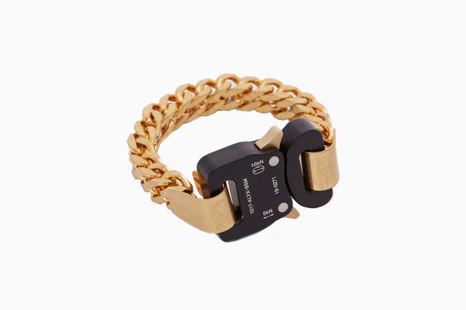 1017 ALYX 9SM Gold River Link Bracelet Release | Drops | Hypebeast