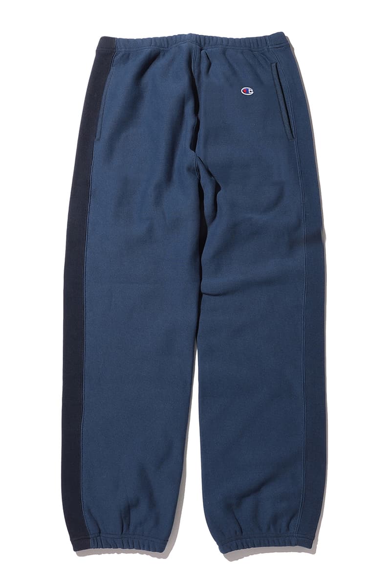 beams x champion straight hem pants