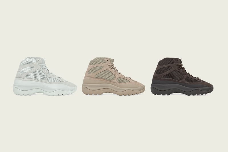 adidas Original YEEZY Desert Boot Salt Rock Oil Drops Hypebeast