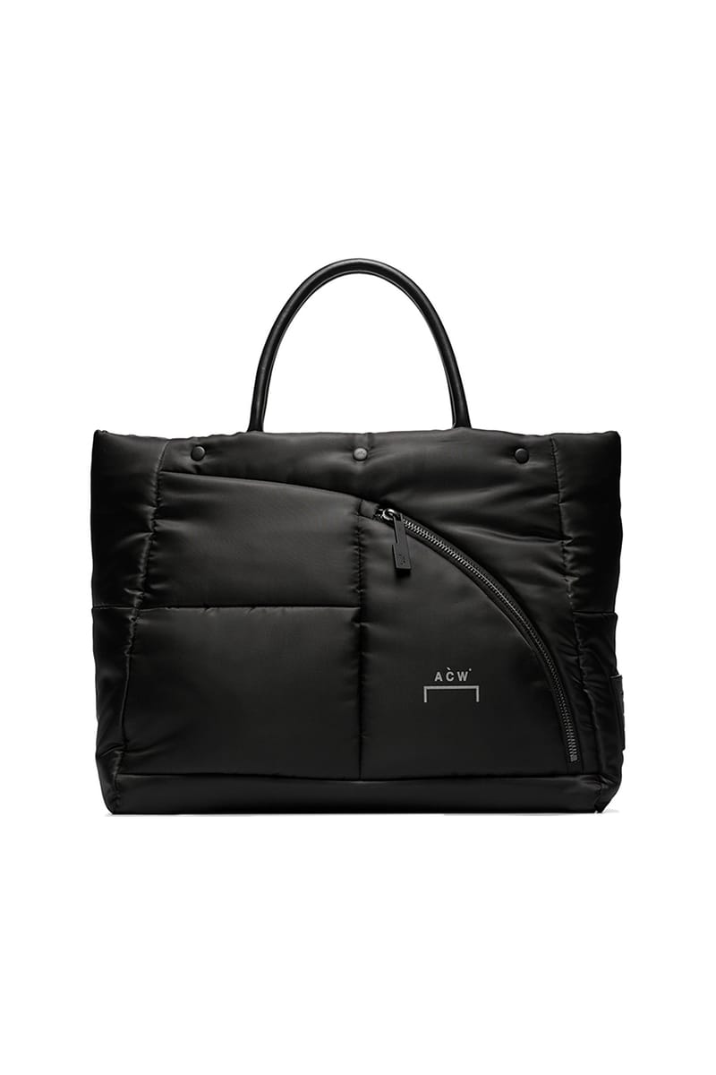 A-COLD-WALL* Black Logo Padded Tote Bag | Hypebeast