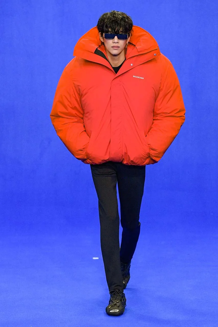 Balenciaga on sale red parka