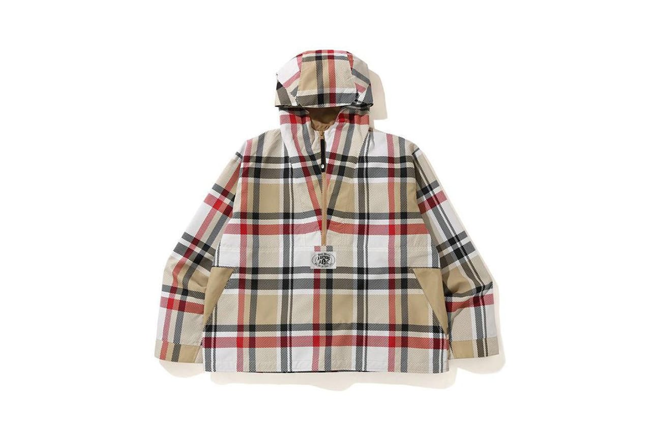 BAPE References Burberry for Checkered Clothing Drop | HYPEBEAST