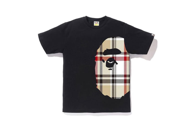 BAPE References Burberry for Checkered Clothing Drop Hypebeast