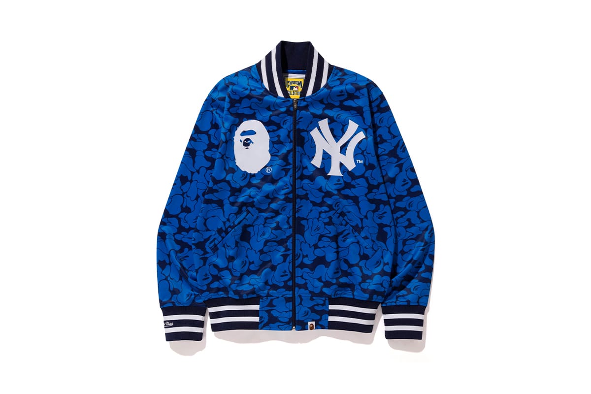 BAPE x Mitchell & Ness MLB Collaboration Collection Release Info 