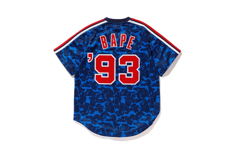 Bape x mitchell store and ness yankees