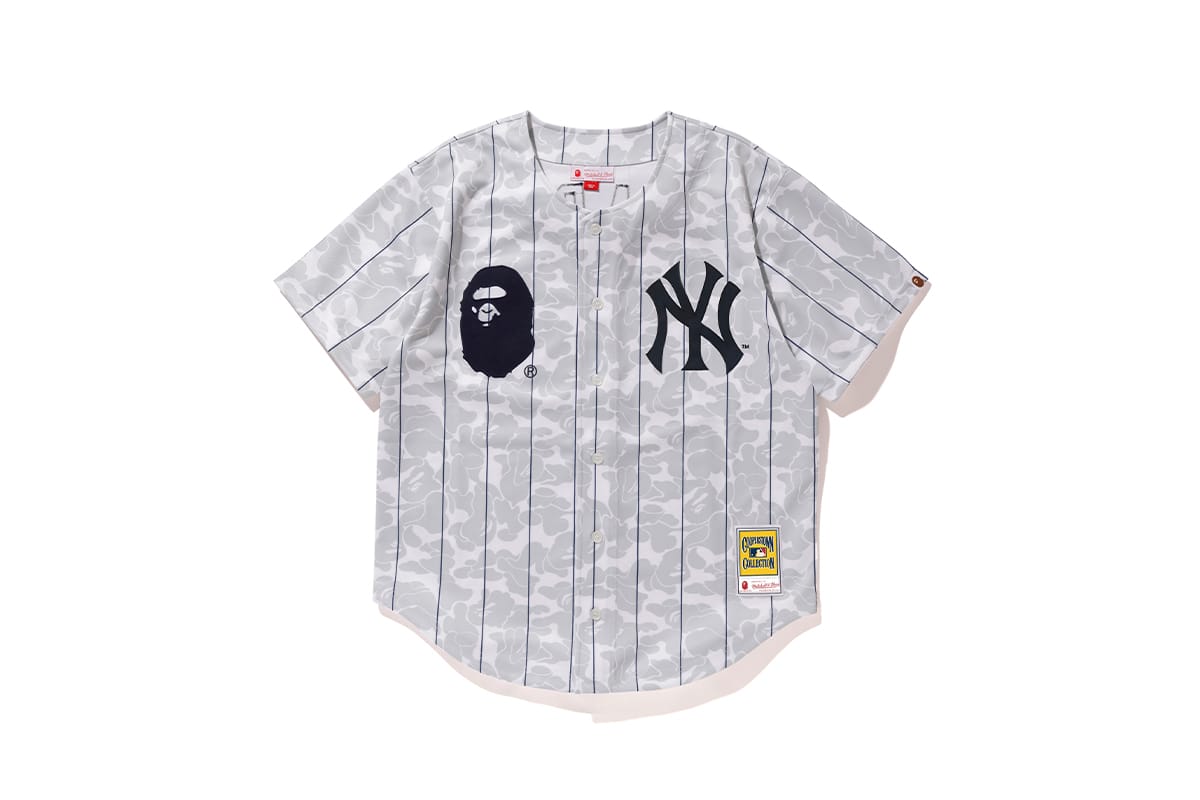 BAPE x Mitchell & Ness MLB Collaboration Collection Release Info